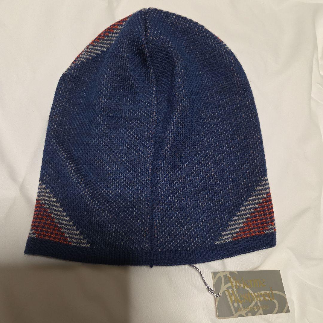 値下げヴィヴィアン チェック柄ニット帽