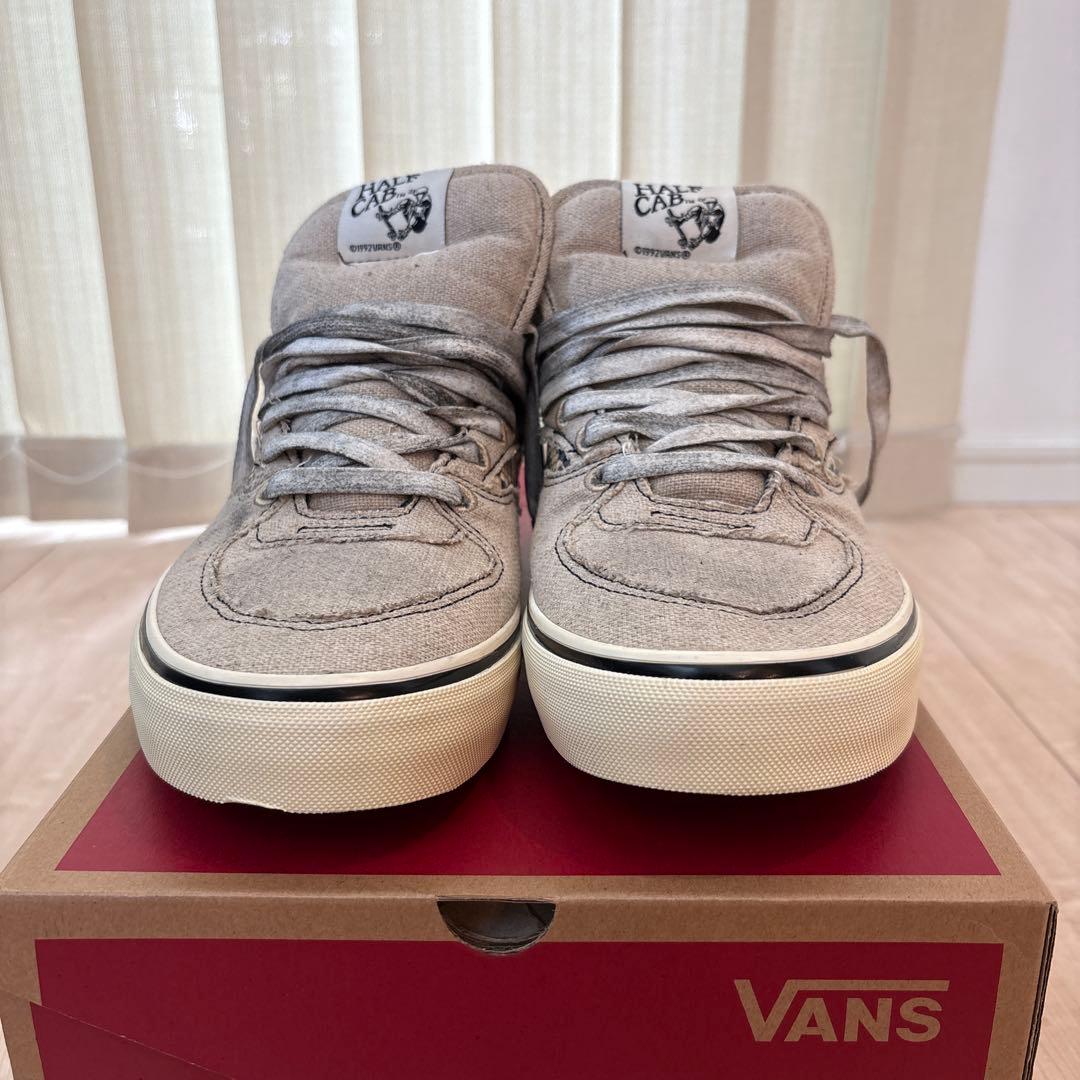 VANS HALF CAB グレー ハイカットスニーカー