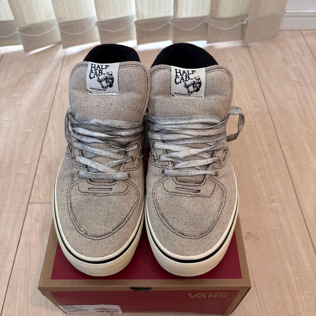 VANS HALF CAB グレー ハイカットスニーカー