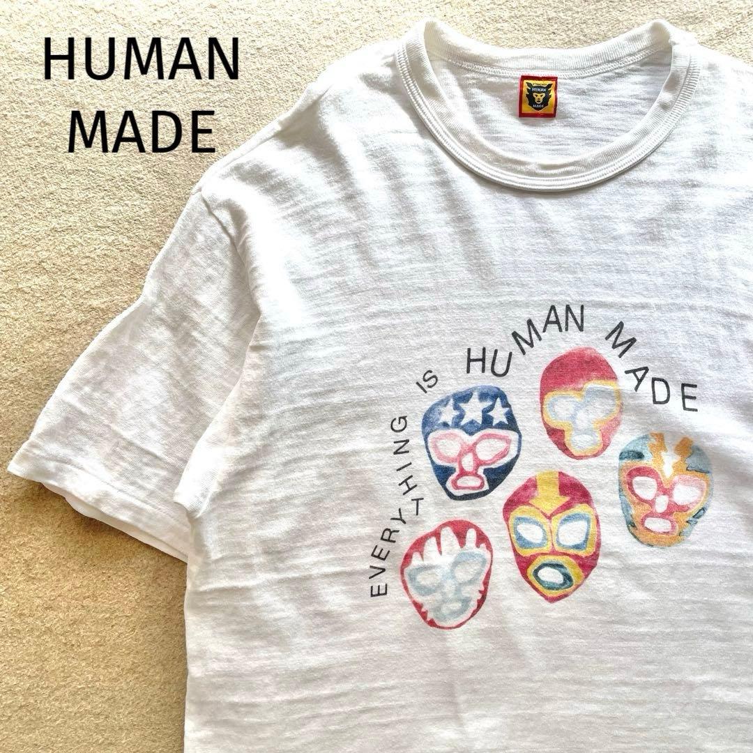 【レア】human made old Tシャツ　マスク　プロレス　XLサイズ