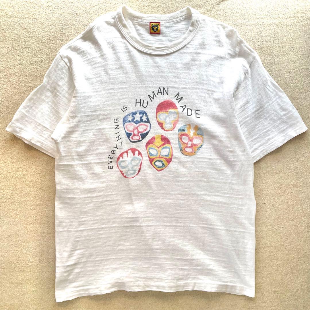 【レア】human made old Tシャツ　マスク　プロレス　XLサイズ