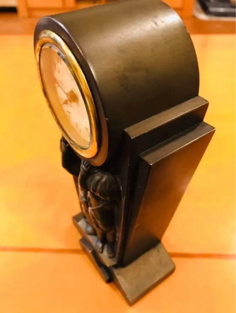 価格変更 精工舎（現SEIKO）1954年以前（昭和29年）ブロンズ製置き時計