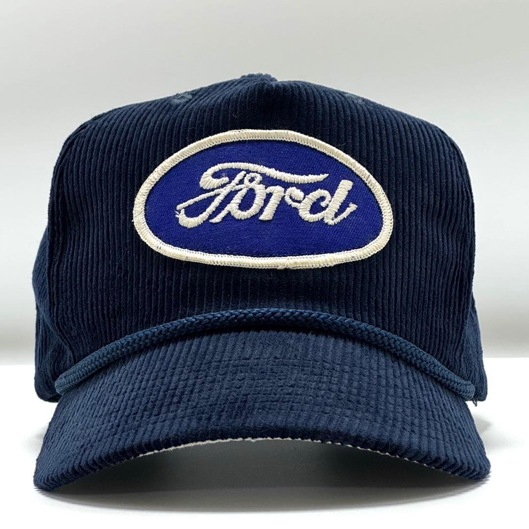 【ビンテージ】コーデュロイトラッカーキャップ　70s ford
