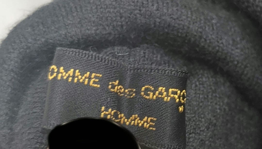 COMME des GARCONS 手袋　ブラック　牛革