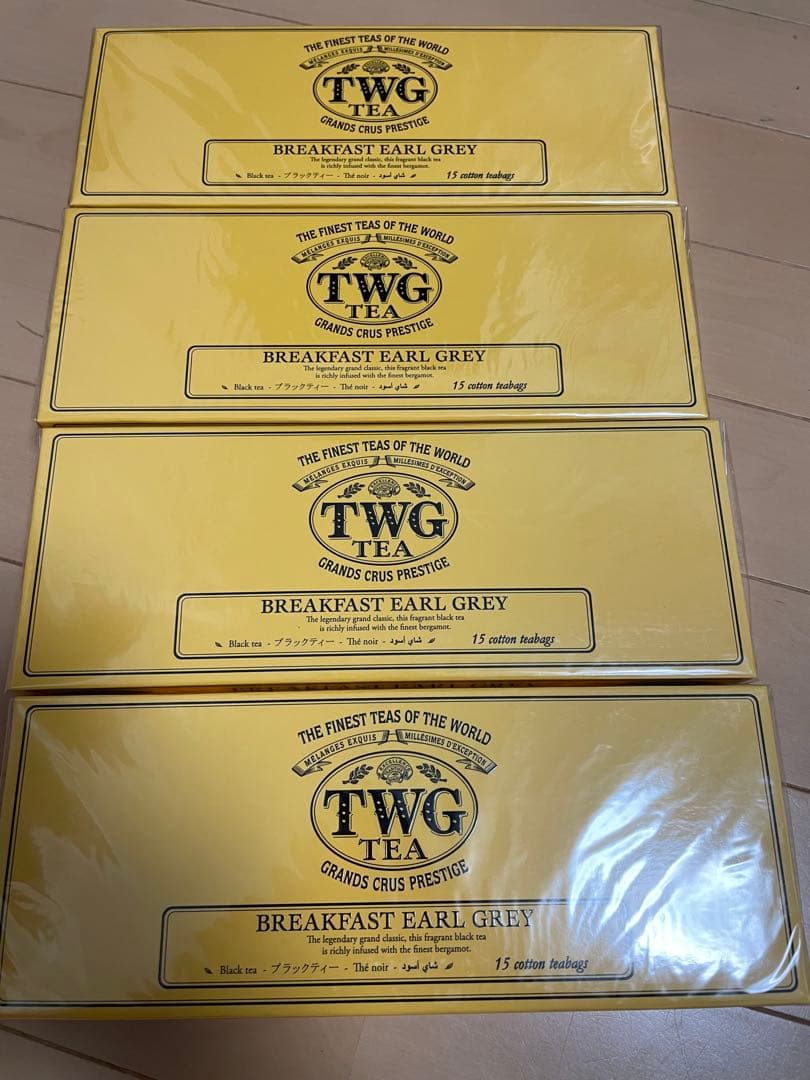 値下げTWG BREAKFAST EARL GREY 15個入り4箱