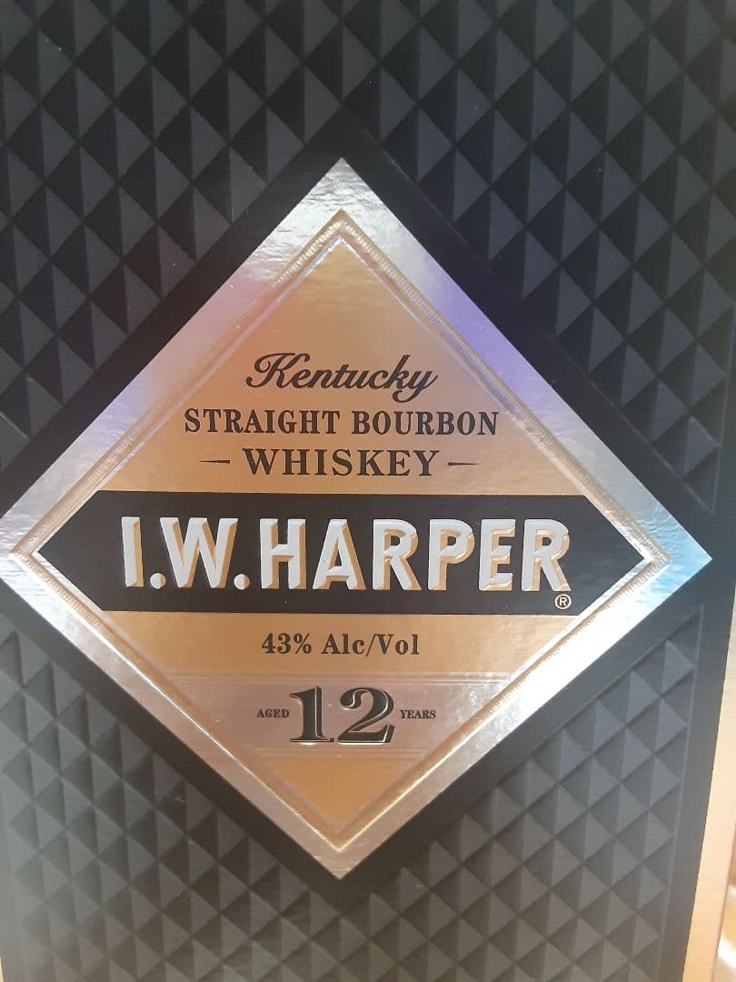 ウイスキー♥️I.W.HARPER♥️again12♥️43％Ale/V o I