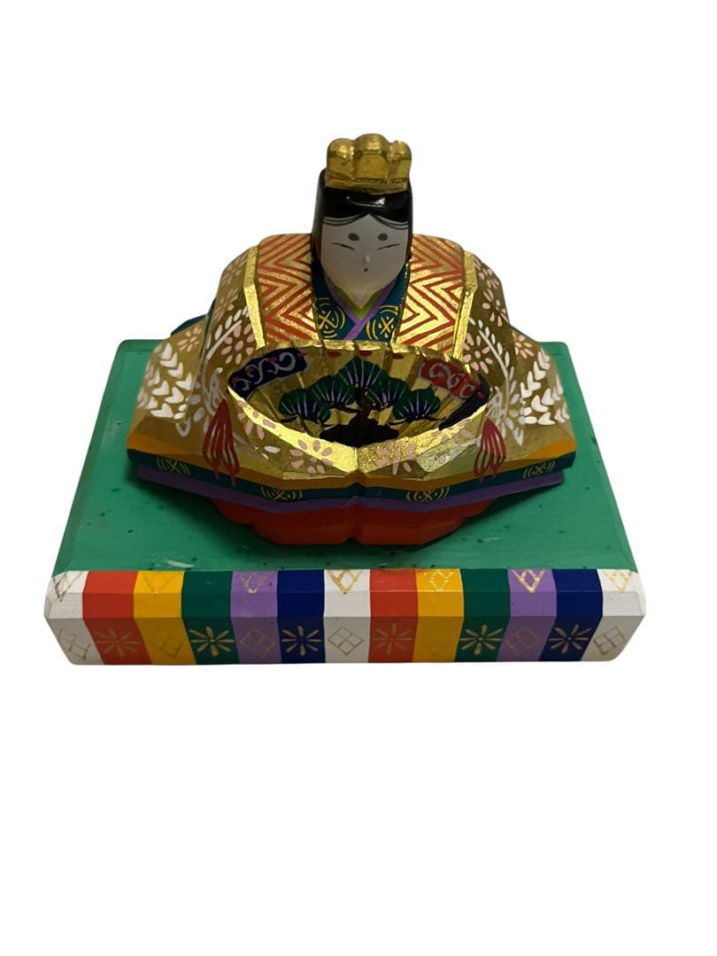 S*7様 南部 神泉 一刀彫 雛飾り 木製　雛人形　奈良