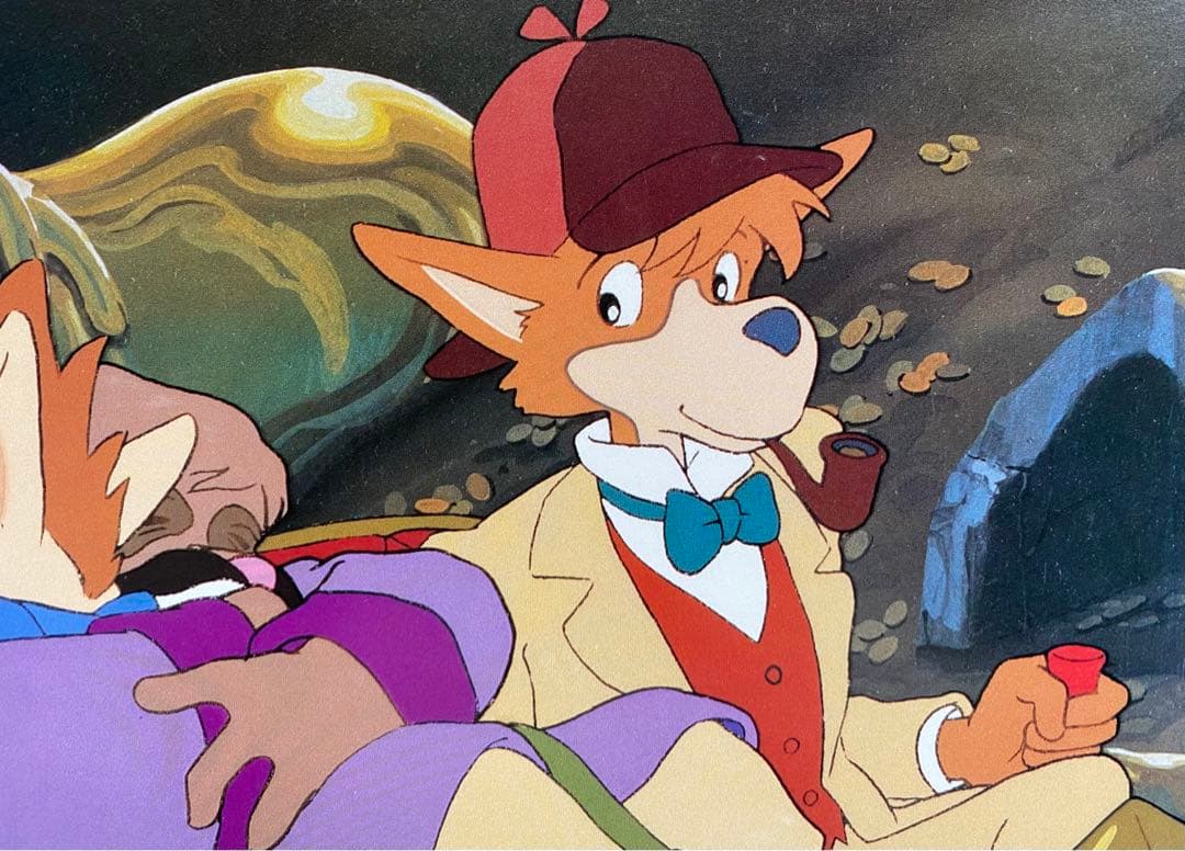 【限定1点】名探偵ホームズ　名場面イラスト① 宮崎駿　スタジオジブリ