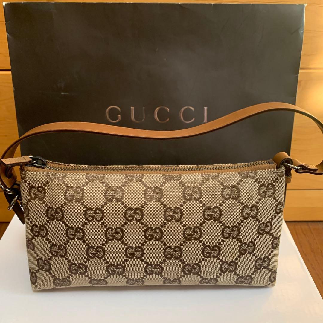 GUCCI GGモノグラム ミニショルダーバッグ