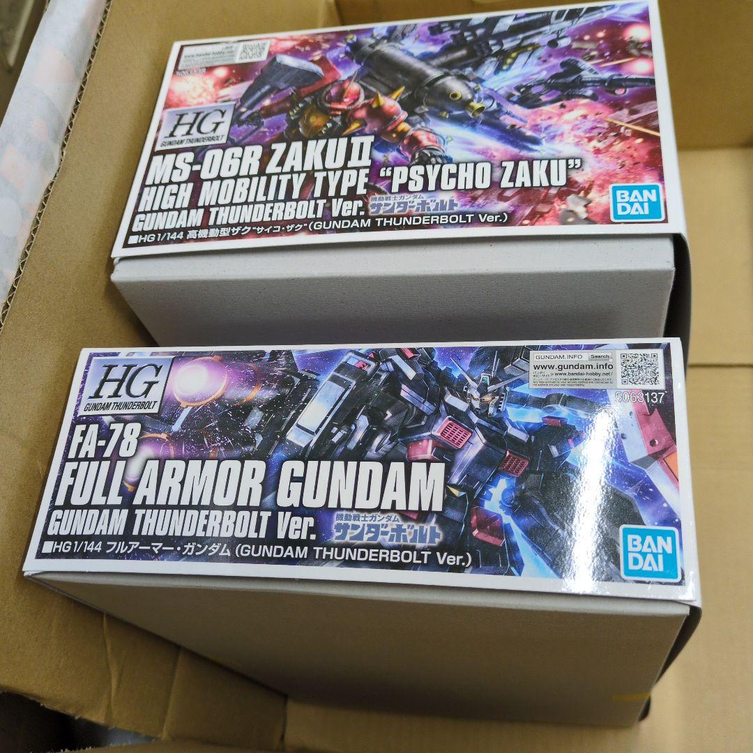 GUNDAM THUNDERBOLT HG 1/144セット