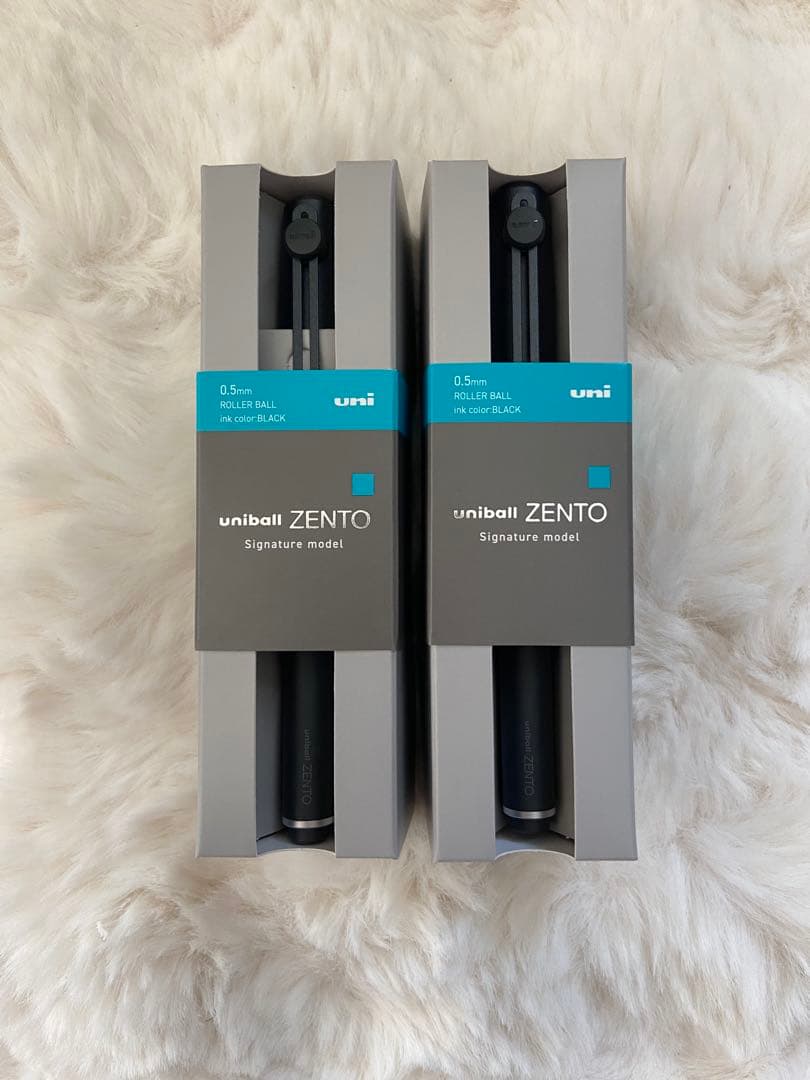 uniball ZENTO ユニボールゼント シグニチャーモデル ブラック× 2