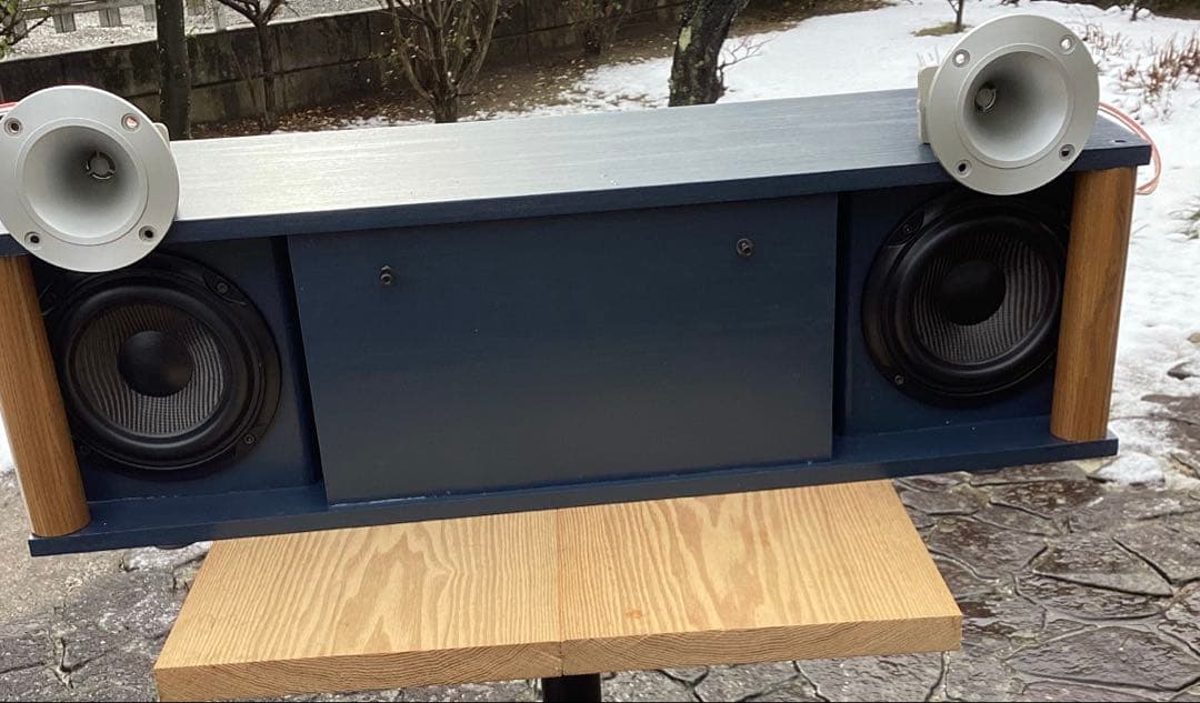 13㎝マーキュリーウーハのワンボックススピーカー　Ver2はホーンツィータ構成