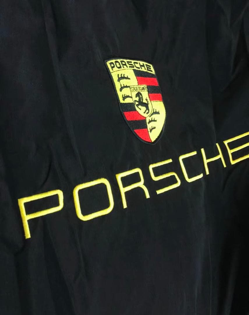 新品 PORSCHE F1 レーシングジャケットブルゾン 刺繍 中綿 男女兼用