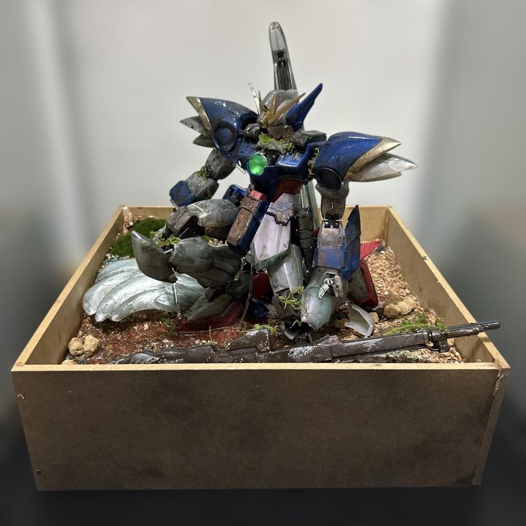 1/60 ガンプラ　ジオラマ　PG ウイングゼロカスタム　バンダイ　プラモデル