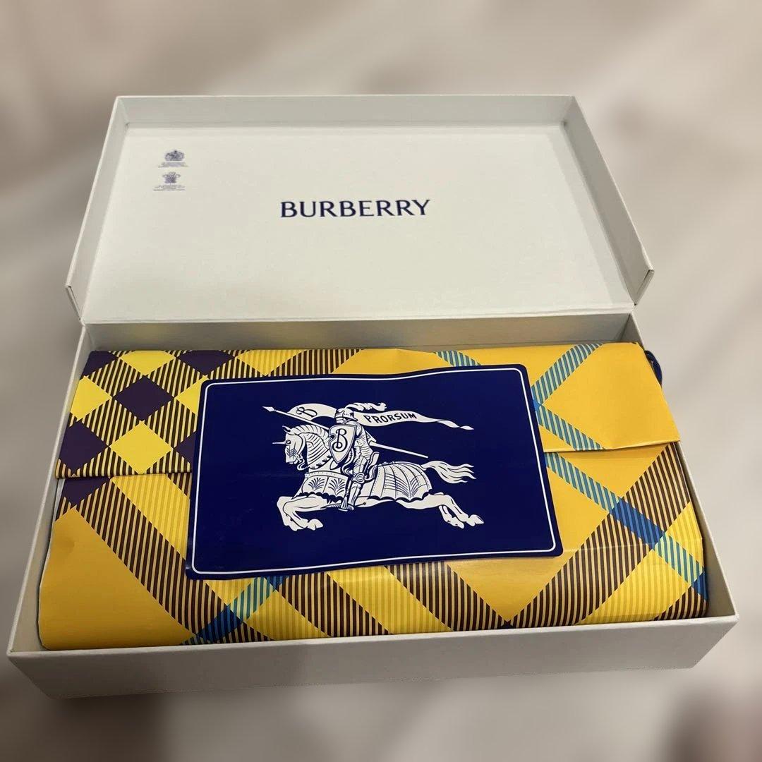 BURBERRY ロゴパッチウールブレンドグローブ Gray Mサイズ