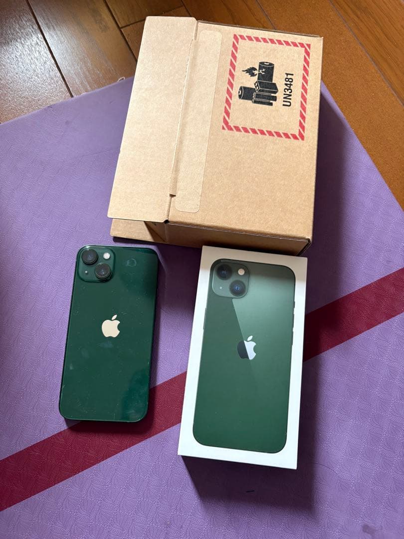 美品！　Apple iPhone 13 グリーン 本体レア色グリーン1/17終了