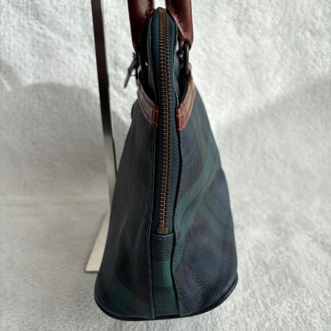 ✨️美品✨️ ポロラルフローレン ハンドバッグ PVCレザー ブラックウォッチ