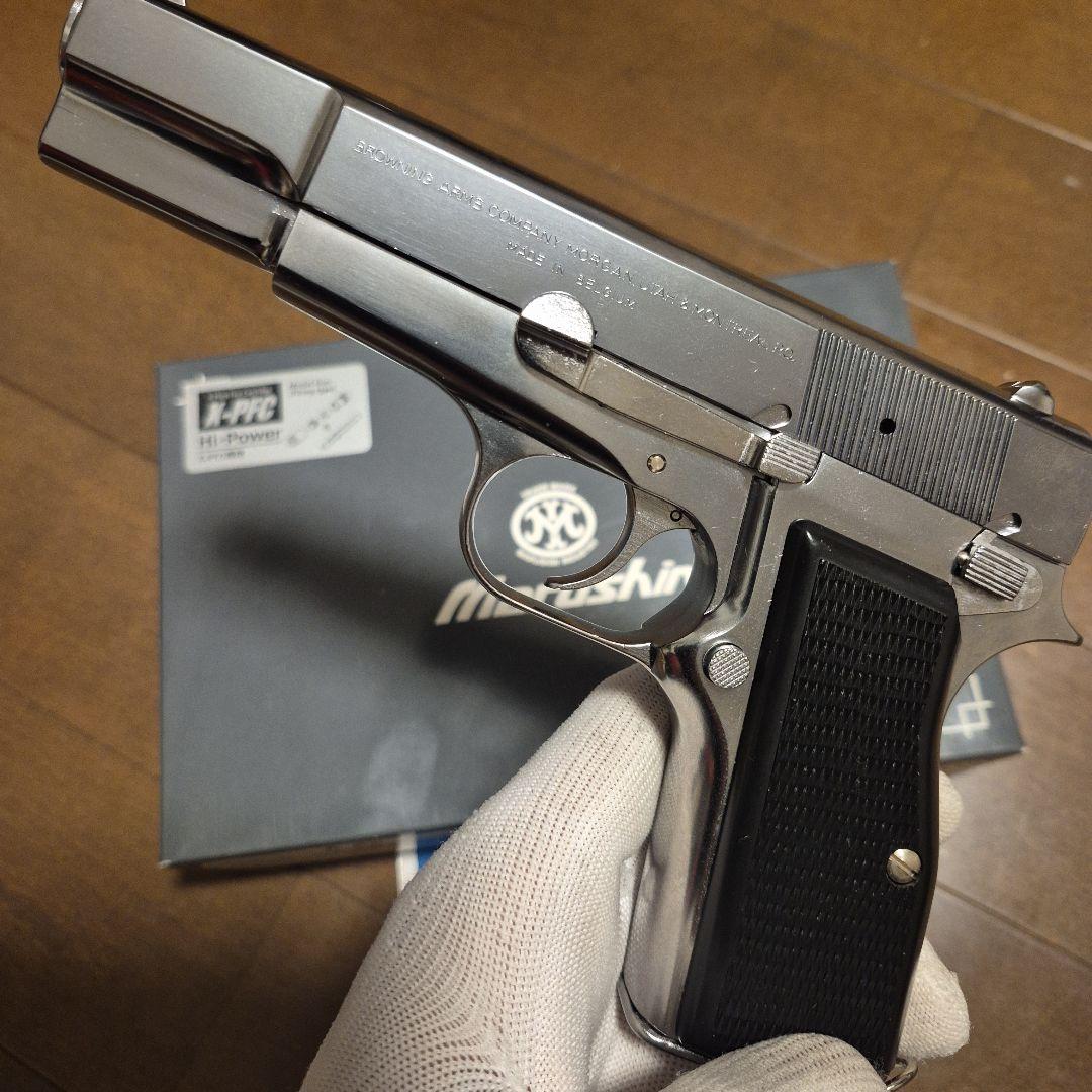 マルシン　ブローニング ハイパワー X-PFC シルバーABS モデルガン