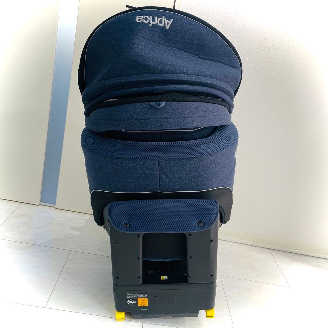 【美品】ISOFIX＆ベルト対応★アップリカチャイルドシートクルリラプレミアム