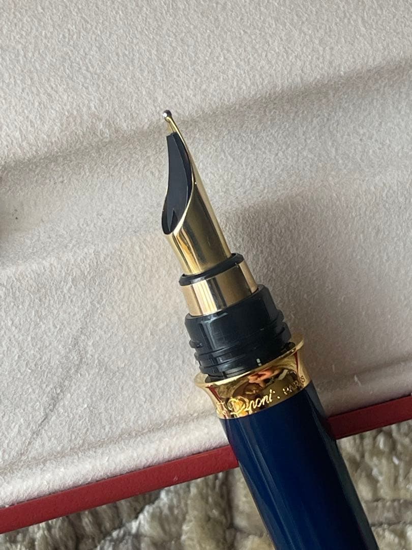 S.T.Dupont デュポン　万年筆　ボルドーカラー　Ｋ18 750