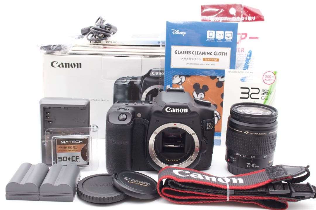 プロの愛した名機✨Canon EOS 40D レンズキット　美品　元箱　高速連写