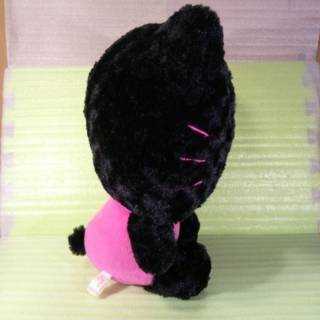 ハローキティ　ぬいぐるみ　EIKOH　エイコー　黒　ブラック　ピンク　レア