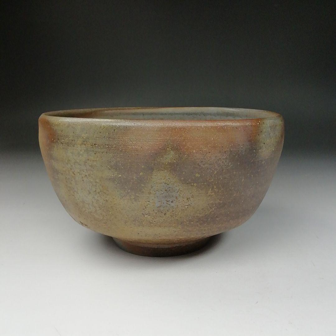 Ｔ６６０　茶碗　『備前焼』『泰山窯 造』　共箱　抹茶碗　茶道具