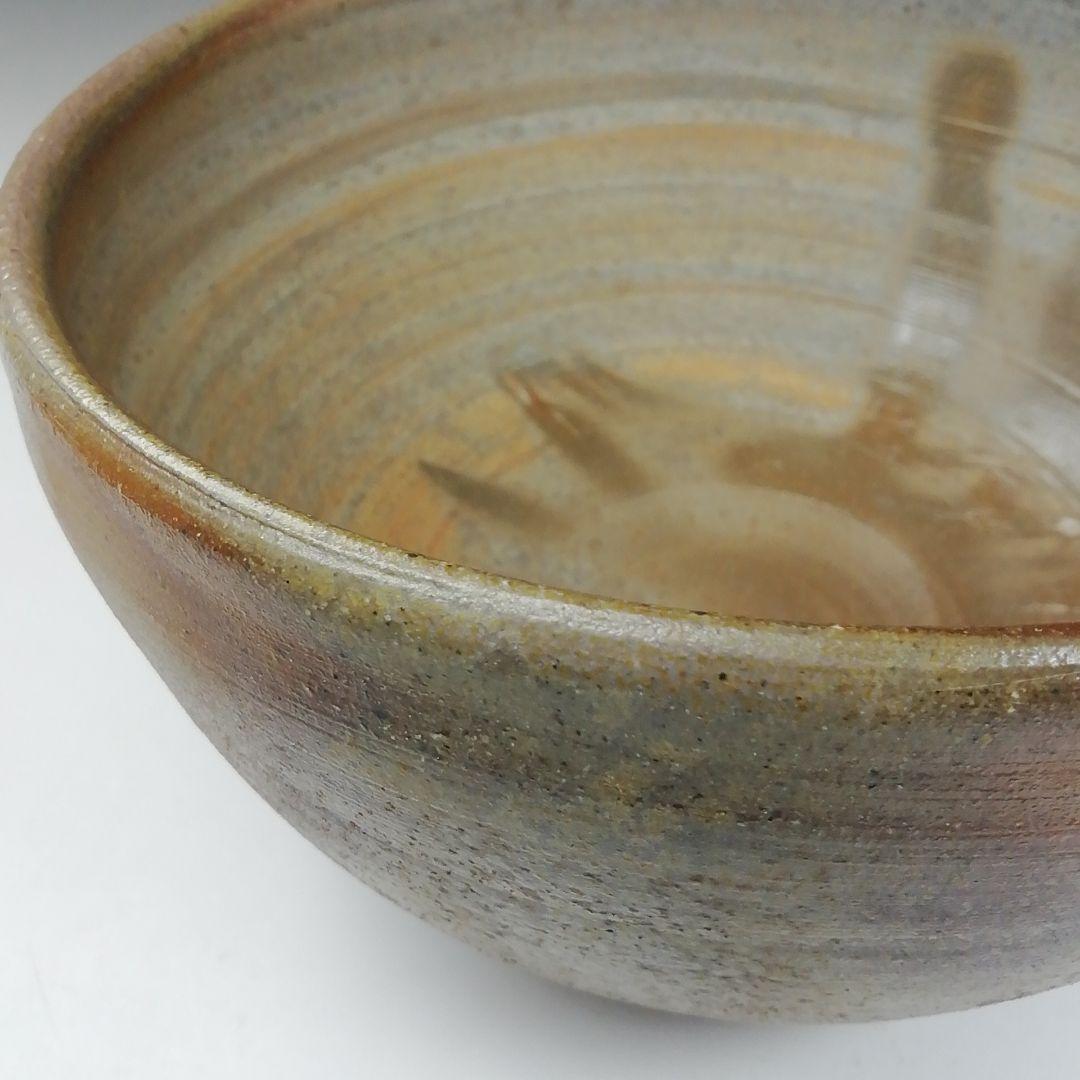 Ｔ６６０　茶碗　『備前焼』『泰山窯 造』　共箱　抹茶碗　茶道具