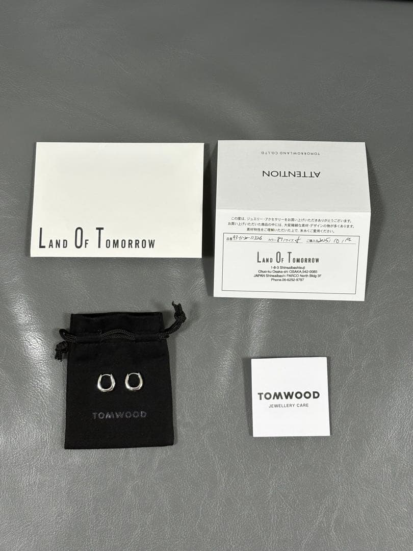 新品/TOM WOOD×TOMORROWLAND Liz Huggies ピアス