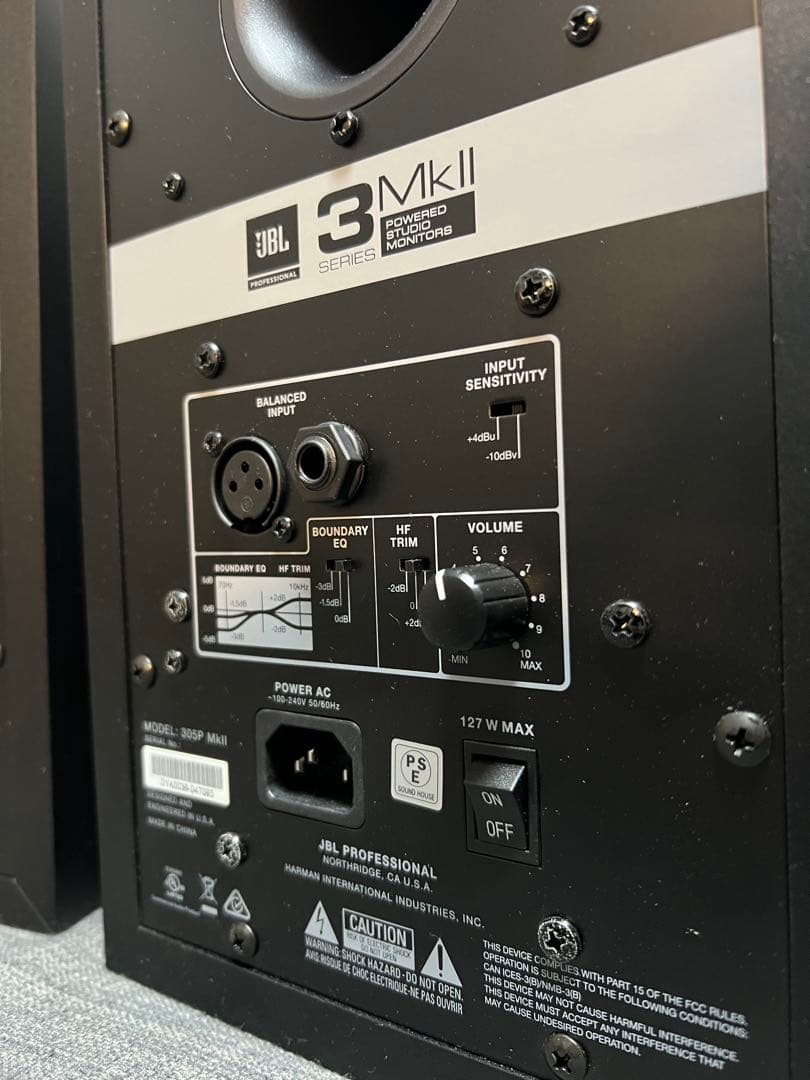 JBL 305P MkII スタジオモニタースピーカー 2台セット