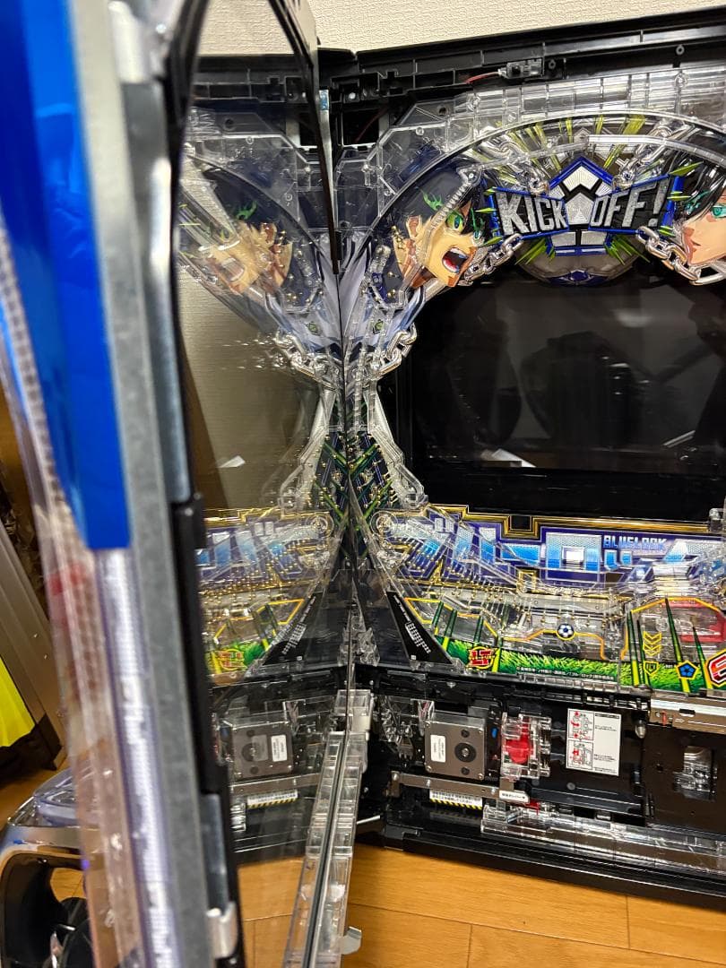 家庭用可 eフィーバーブルーロック 実機 外付け配線・鍵・トランス付