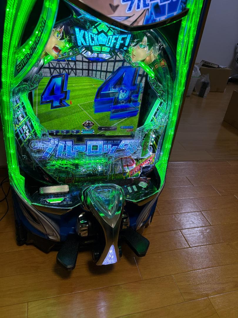 家庭用可 eフィーバーブルーロック 実機 外付け配線・鍵・トランス付