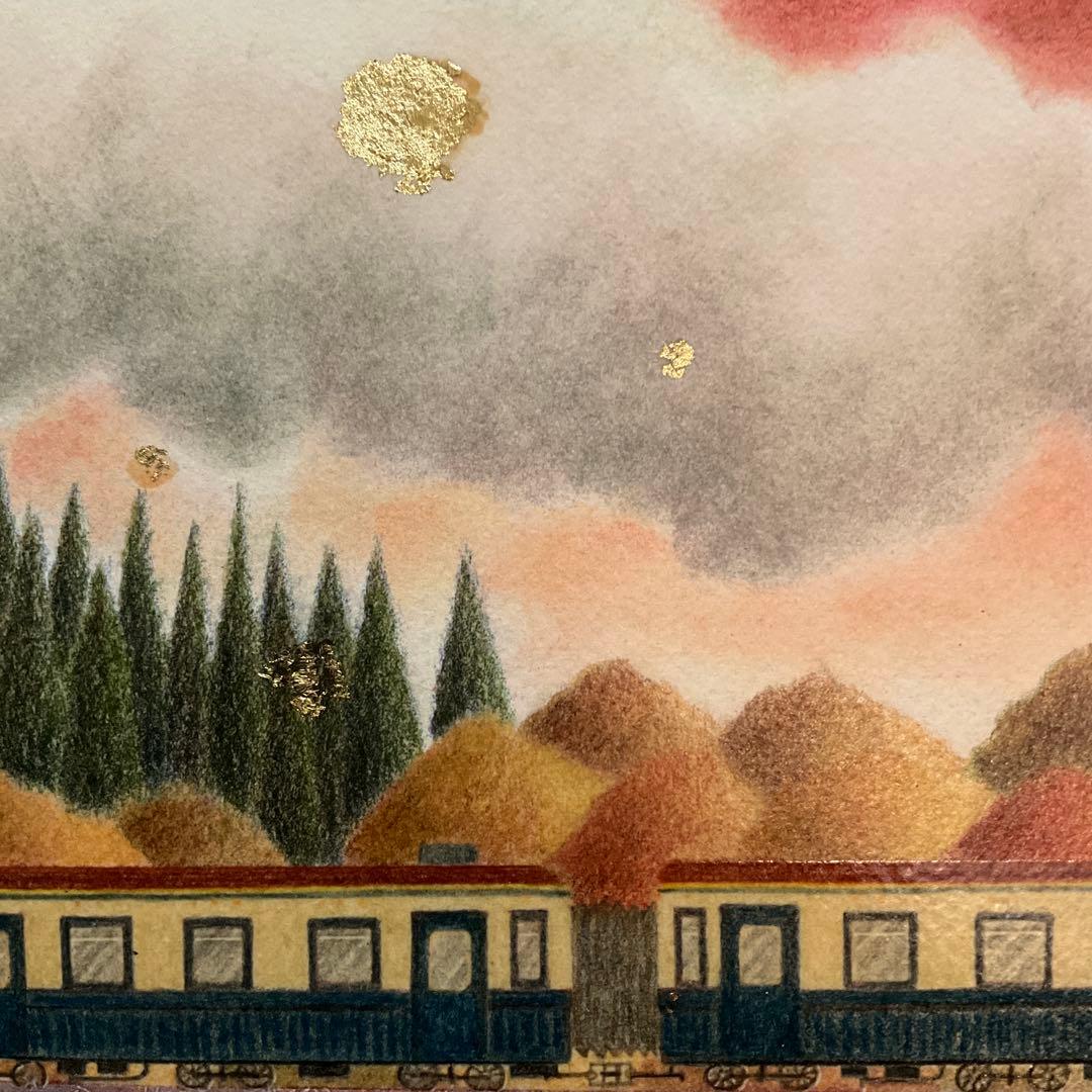 絵画・額縁・版画・渡辺美香子・夢の中へ・可愛い・お洒落・美術品・インテリア・雑貨