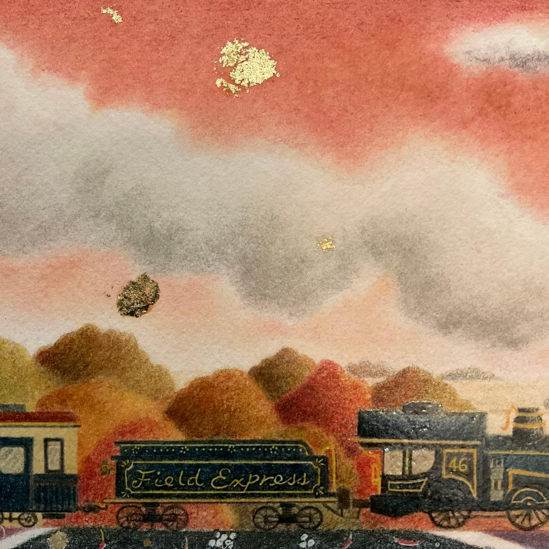 絵画・額縁・版画・渡辺美香子・夢の中へ・可愛い・お洒落・美術品・インテリア・雑貨