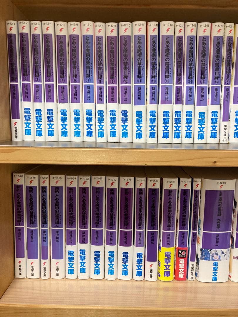 とあるシリーズ105冊まとめ売り　とある魔術の禁書目録　とある科学の超電磁砲