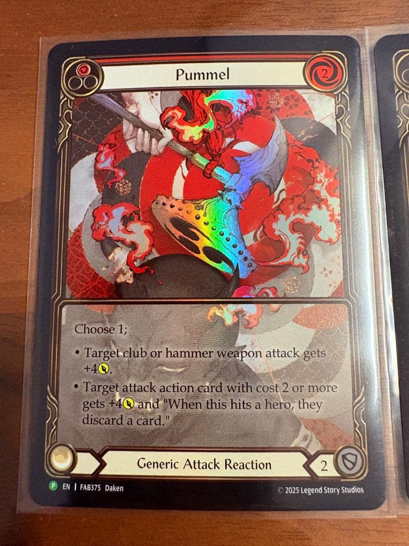 Pummel 殴打 プロモ RF 3枚 FAB375 FaB