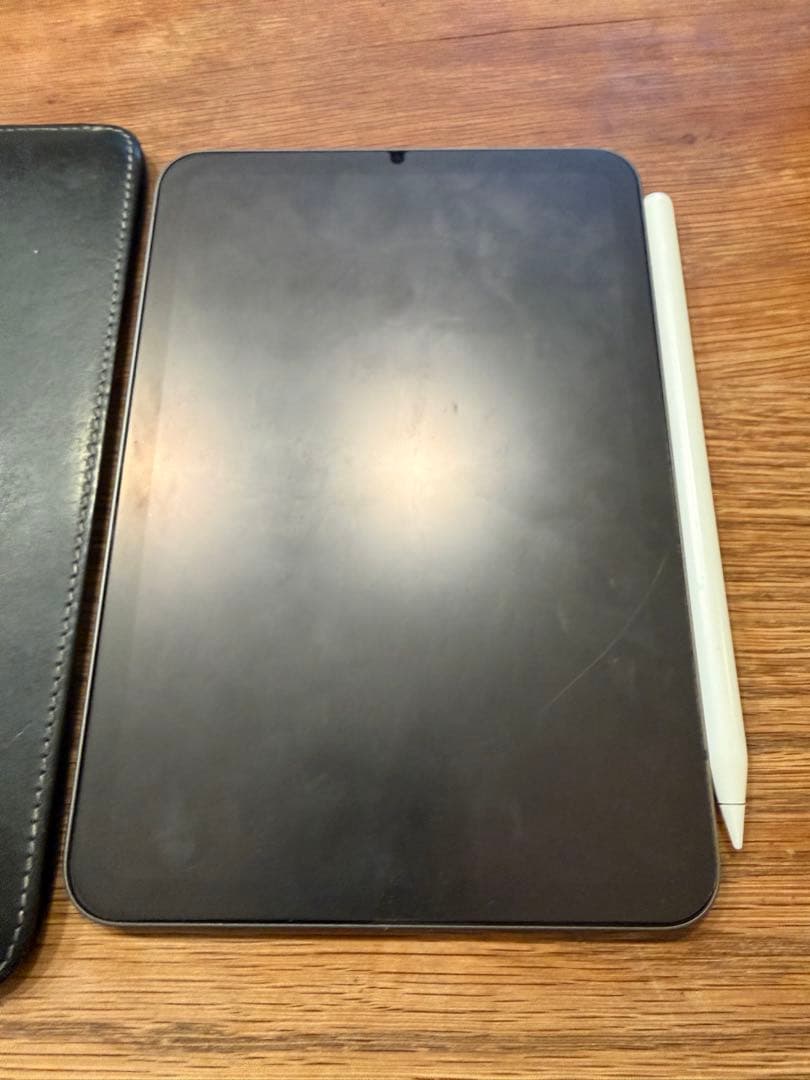iPad ミニ6世代 Apple Pencil付き　国立商店レザーケース