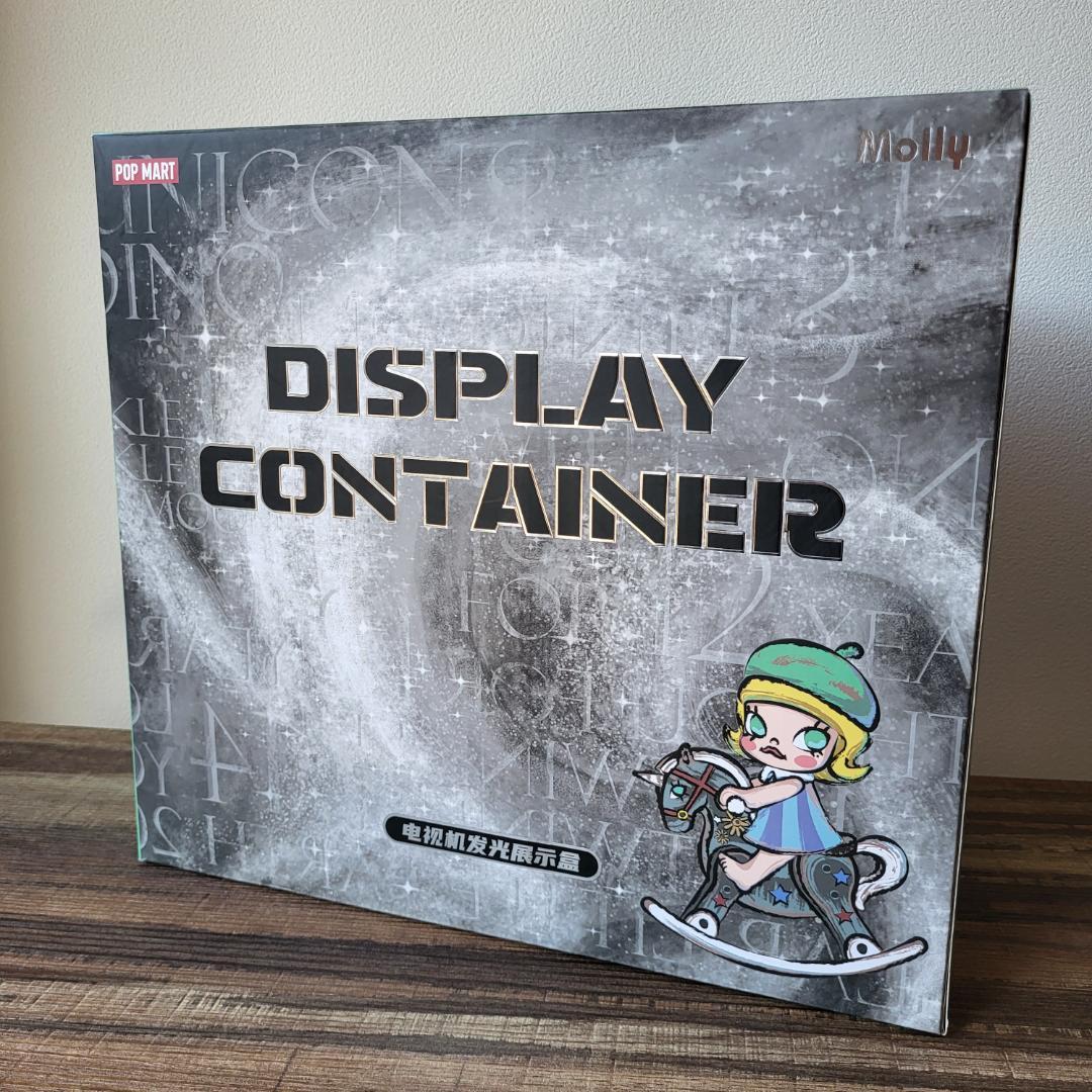 POP MART MOLLY ディスプレイコンテナ グ TV set