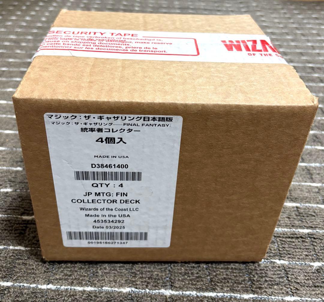 【新品未開封】MTG FF コレクター版統率者デッキ　日本語版4種セット