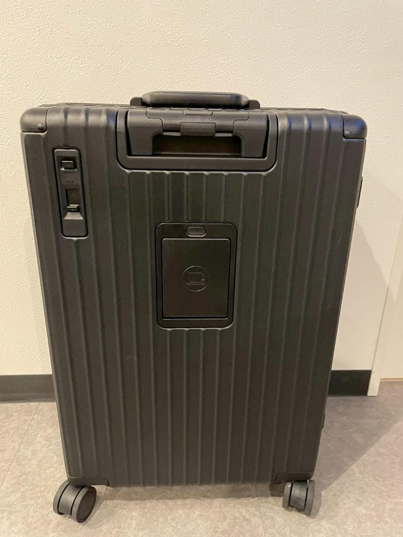 リベティ多機能キャリーケース【マットブラックМサイズ】32