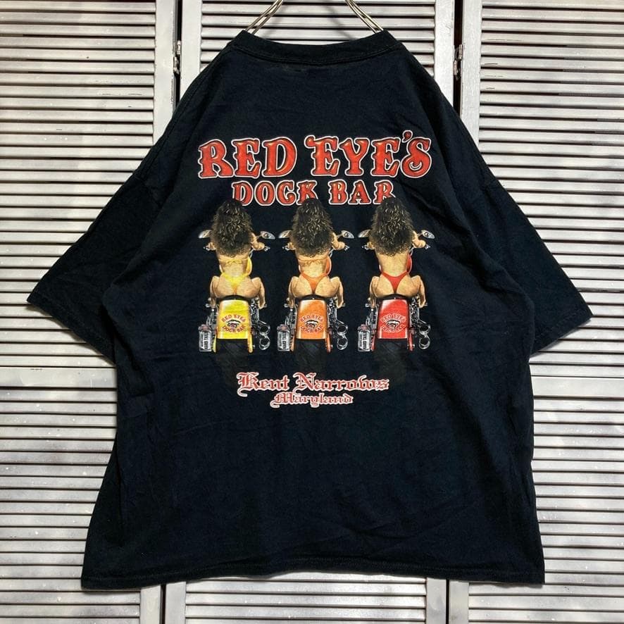 BSVG ヌード Tシャツ バイク バー セクシー ピンナップガール 黒