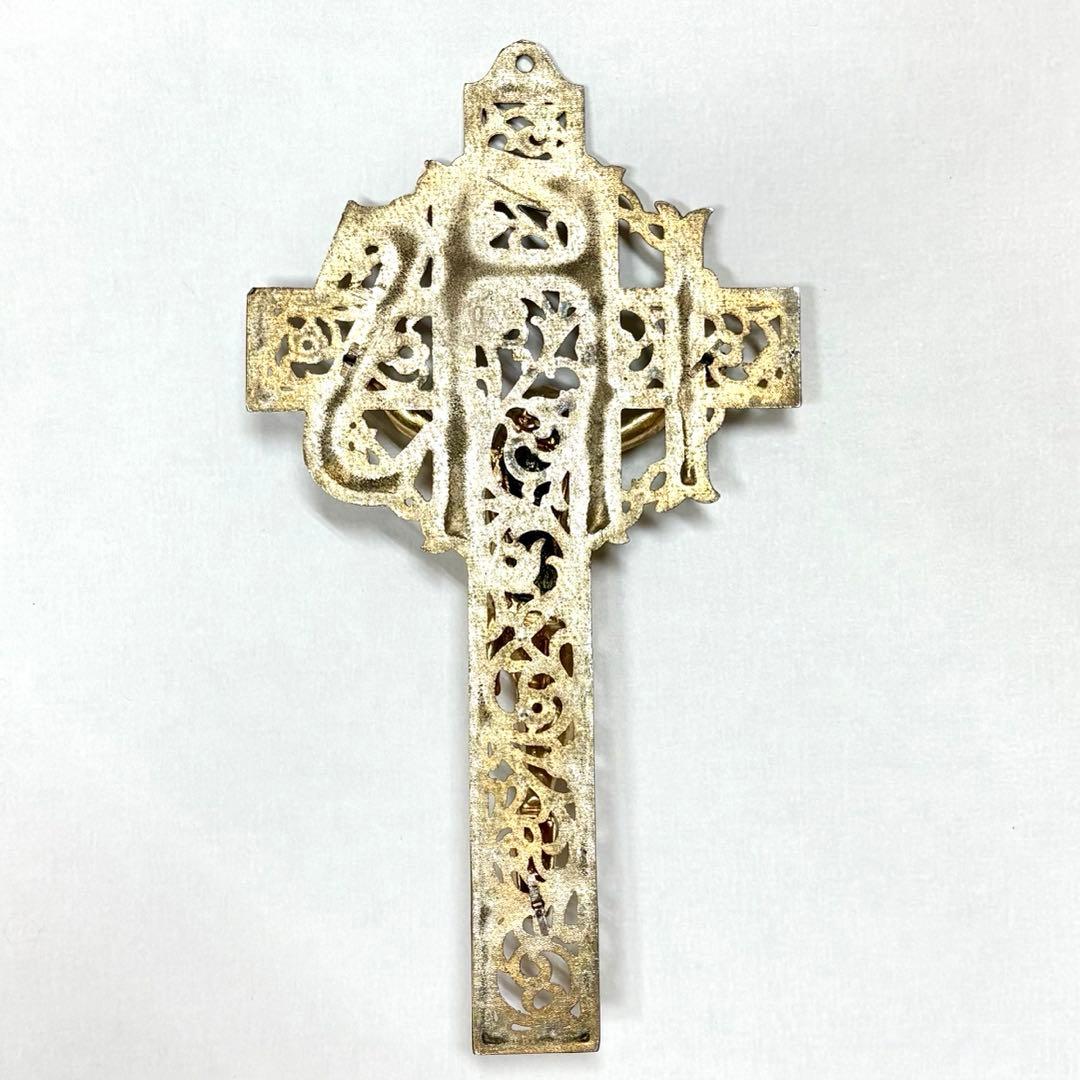 アメリカ アンティーク 聖イエス 壁掛けクロス 超大型