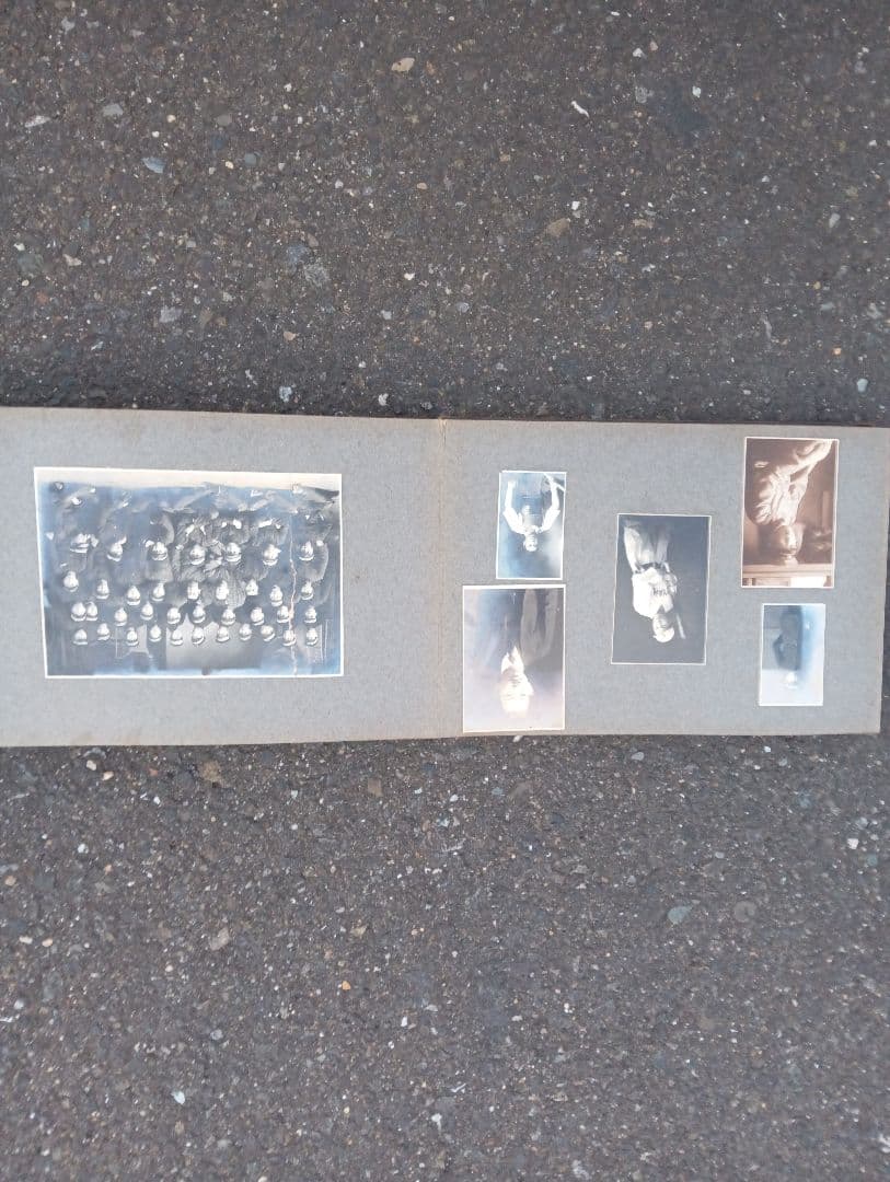 学生の写真帖　大正13年頃　女学生　着物　富山県　野球　ユニホーム　　　レトロ