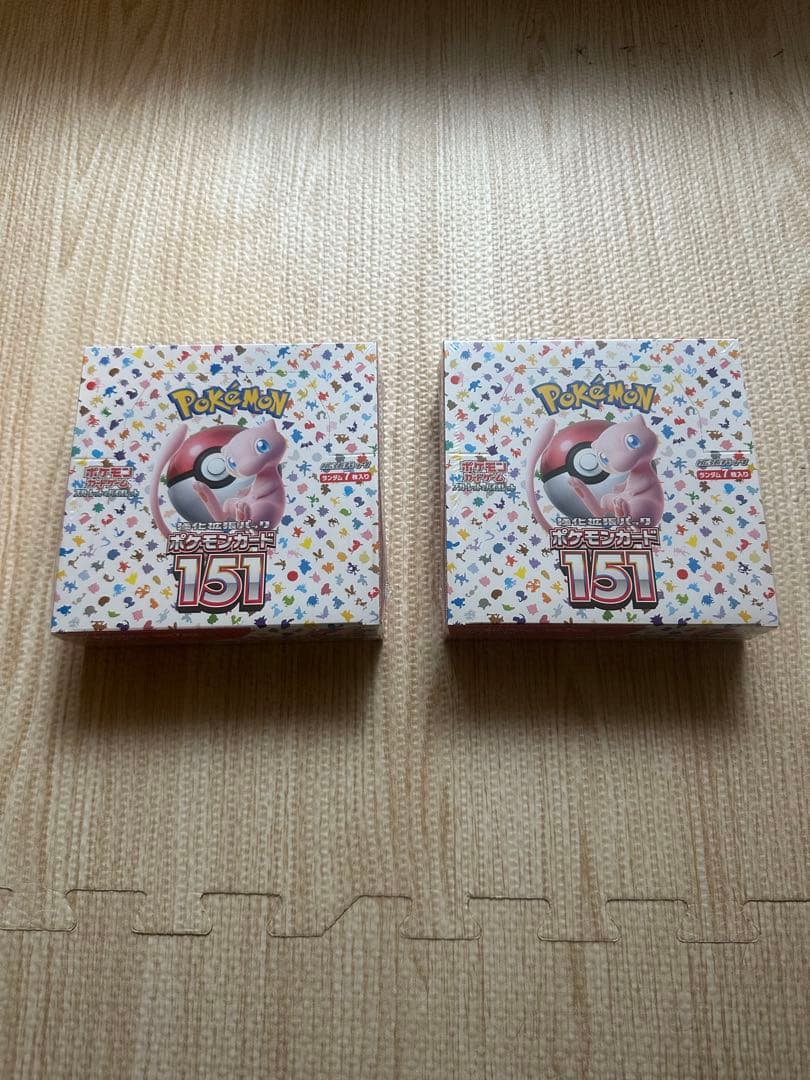 ポケモンカード151 BOXシュリンク付き新品未開封 2個セット