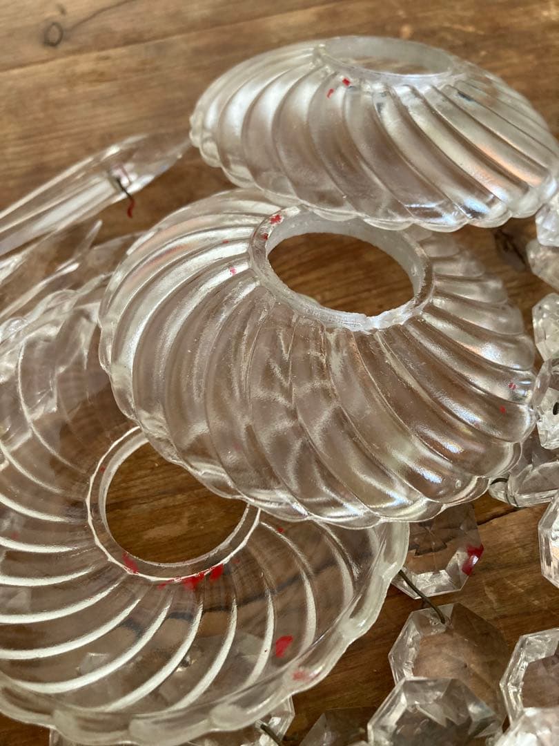 Parisヴィンテージ・シャンデリア用ガラスパーツまとめ売り