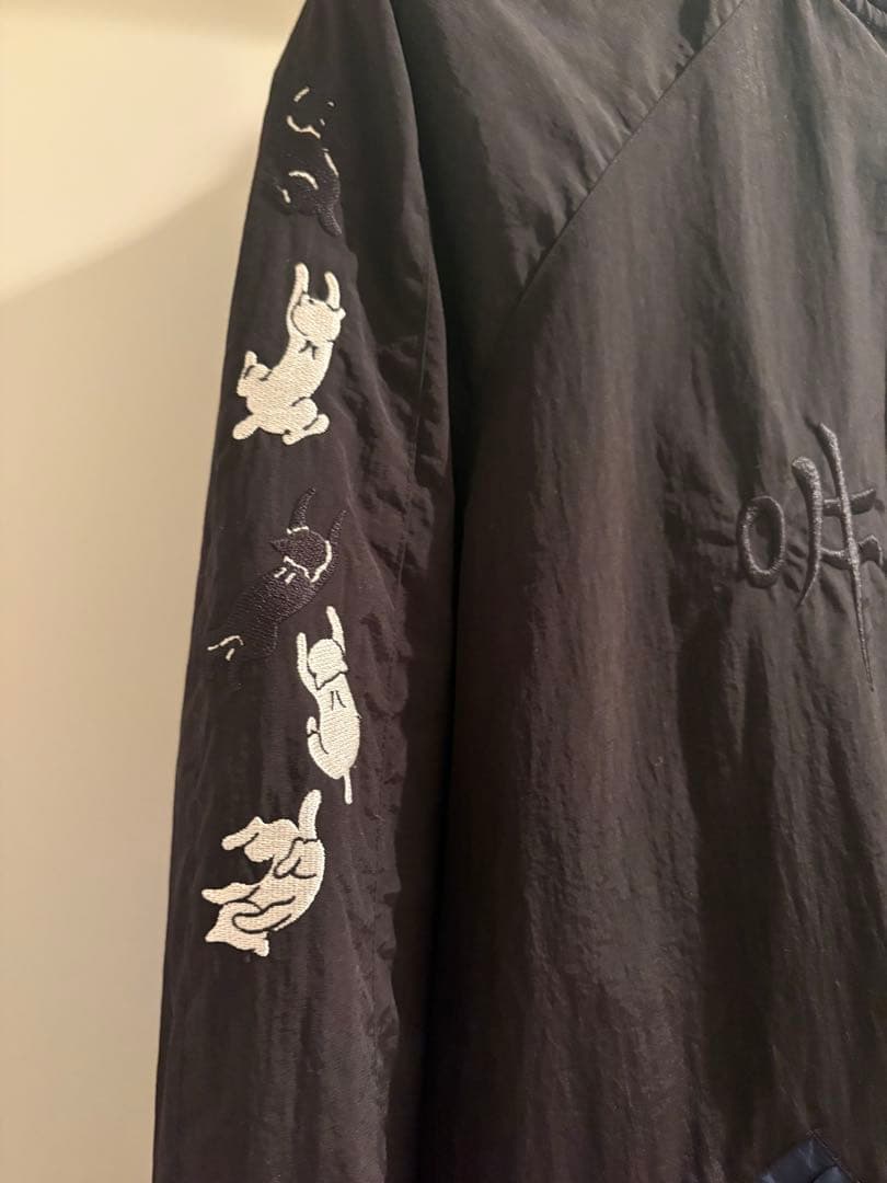 グラニフ × 石黒亜矢子『阿吽猫破魔矢ブルゾン』Lサイズ