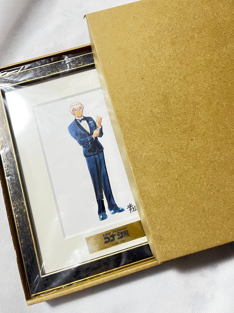 連載30周年記念オフィシャル　安室透　降谷零　額入り複製原画　名探偵コナン展