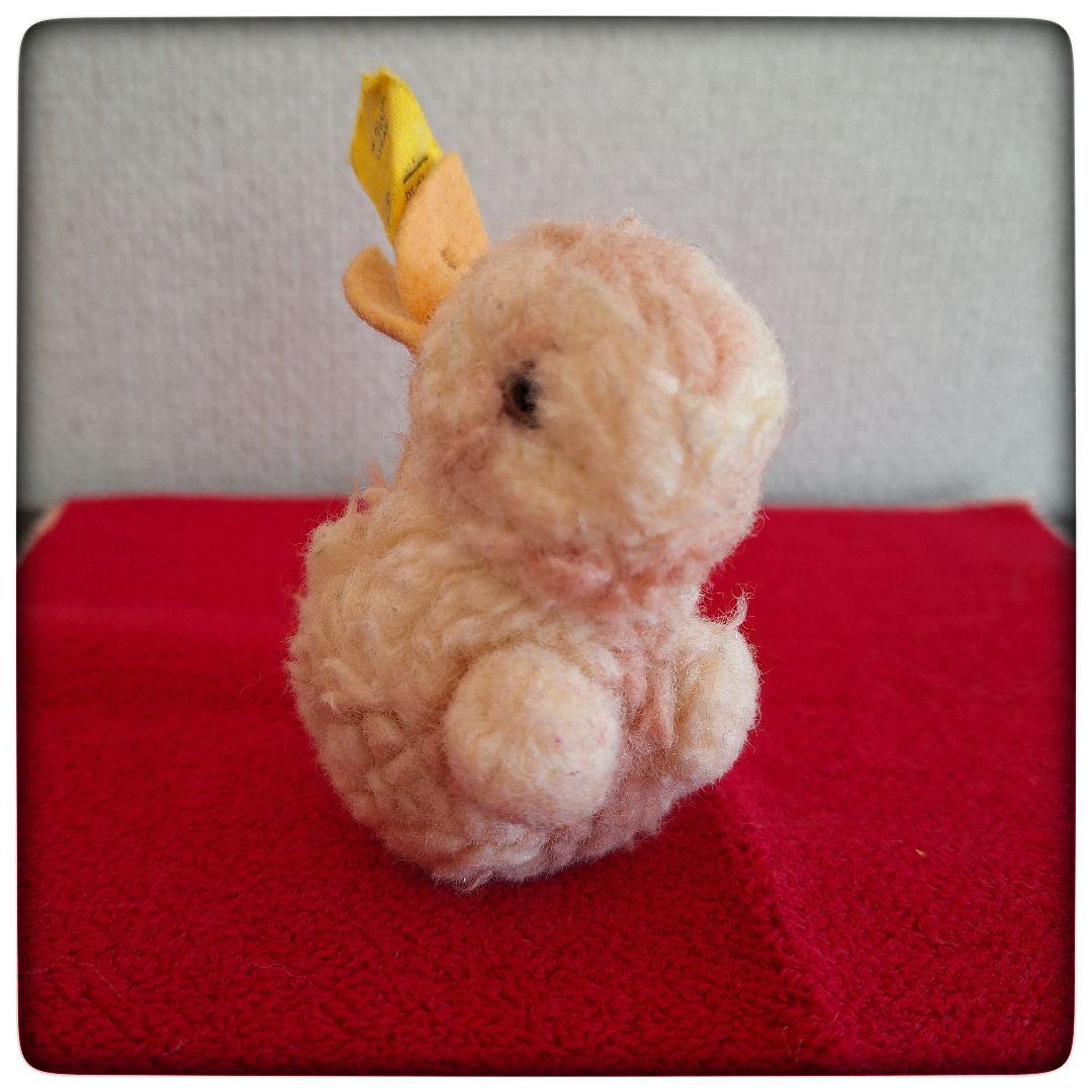 【Woll Hase ぽんぽんウサギ ツートンカラー】 ヴィンテージ シュタイフ