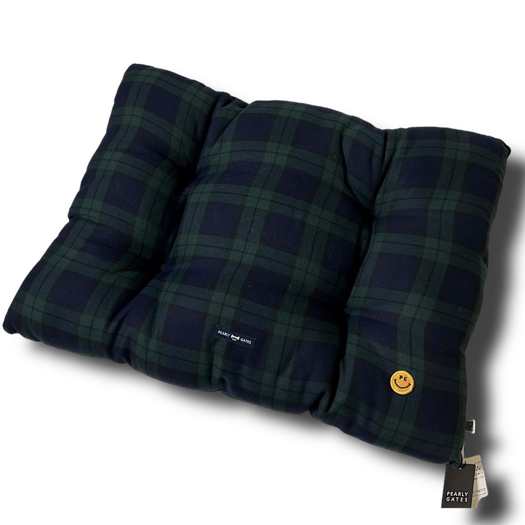 定価49,500円税込 パーリーゲイツ チェック柄 ペット用品 クッションベッド