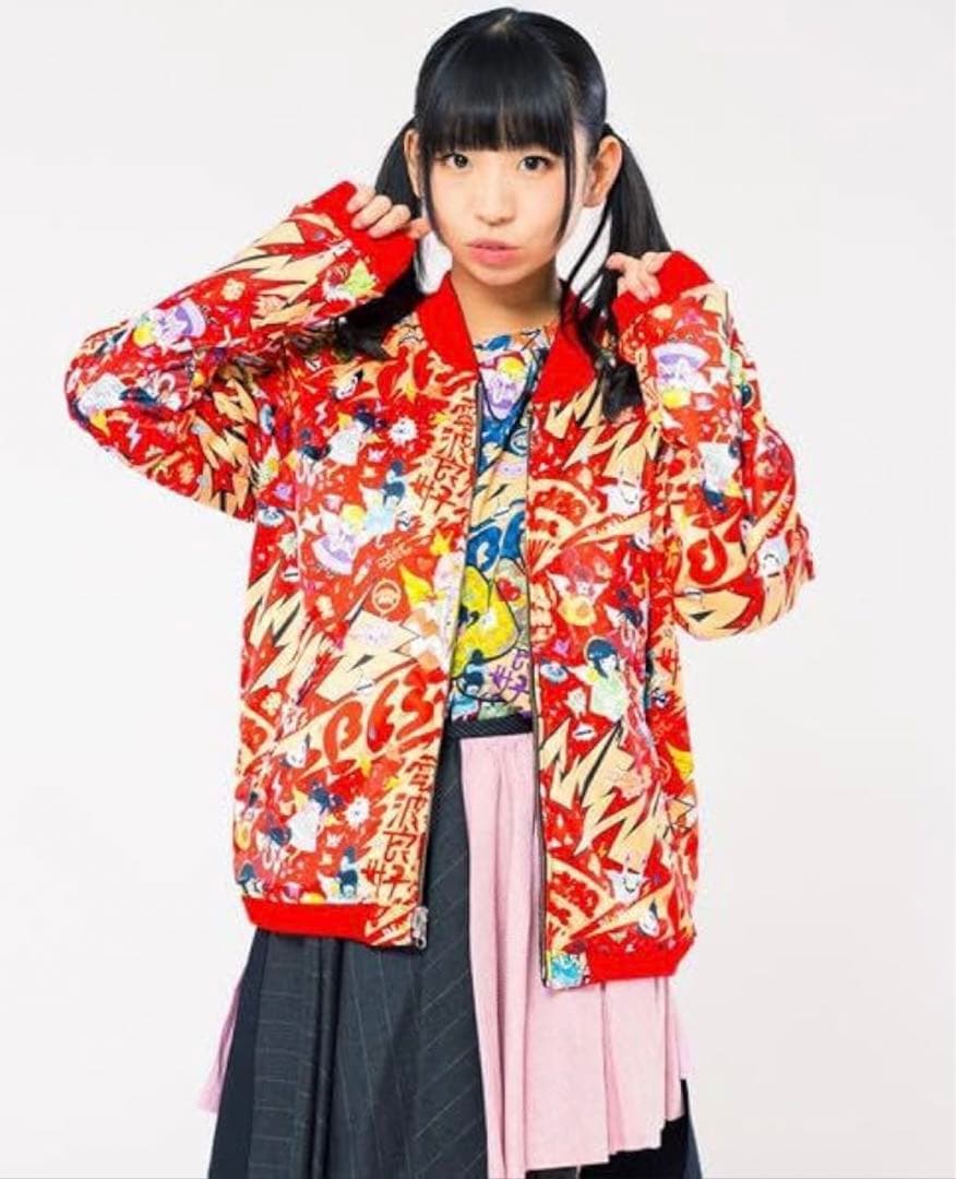 極美品！でんぱ組 WALL リバーシブルスカジャン みりん